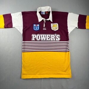 Vintage Brisbane Broncos Canterbury Rugby Jersey Mens XL Power's 90s NSW RL wow